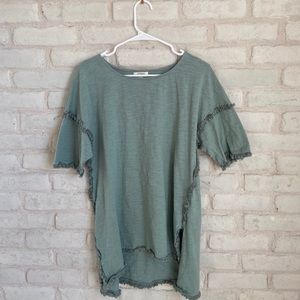 Umgee Sea Green Tunic Shirt S